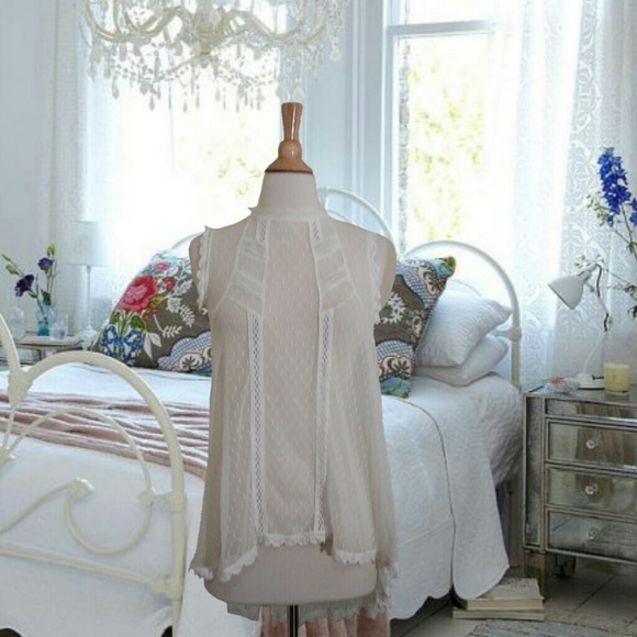 Free People Tops - Free People Lace Top NWOT